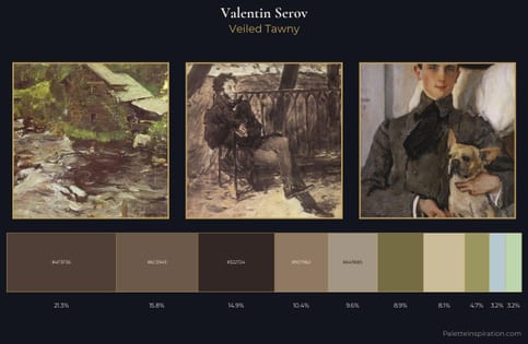 Valentin Serov Palette 2 - Veiled Tawny