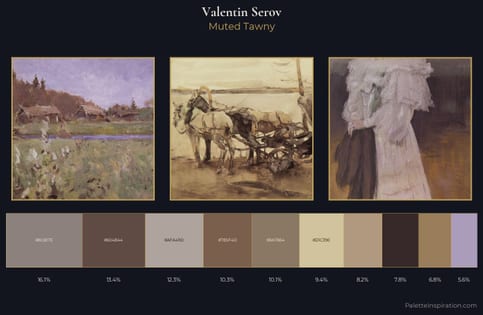 Valentin Serov Palette 3 - Muted Tawny