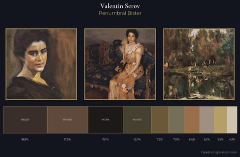 Valentin Serov Palette 12 - Penumbral Bister