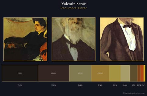 Valentin Serov Palette 13 - Penumbral Bister