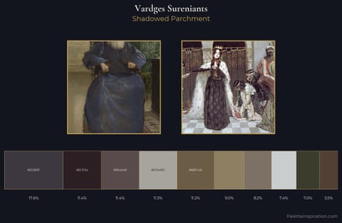 Vardges Sureniants Palette 4 - Shadowed Parchment