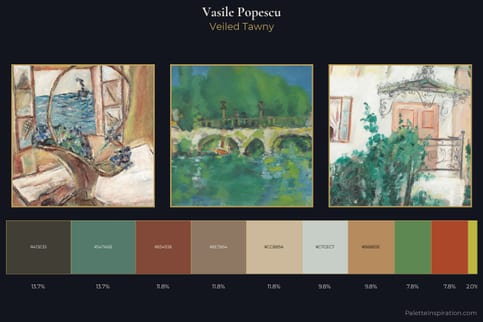 Vasile Popescu Master Palette - Veiled Tawny