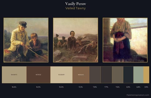 Vasily Perov Palette 8 - Veiled Tawny