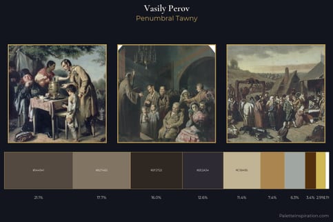 Vasily Perov Master Palette - Penumbral Tawny