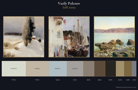 Vasily Polenov Palette 6 - Soft Ivory