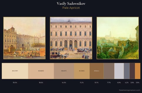 Vasily Sadovnikov Palette 2 - Pale Apricot