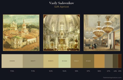 Vasily Sadovnikov Palette 4 - Soft Apricot