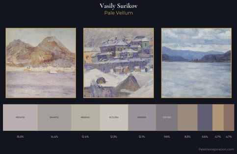 Vasily Surikov Palette 2 - Pale Vellum