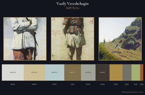 Vasily Vereshchagin Palette 2 - Soft Ecru