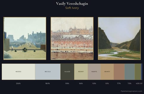 Vasily Vereshchagin Palette 4 - Soft Ivory
