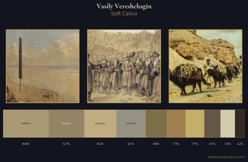 Vasily Vereshchagin Palette 5 - Soft Calico