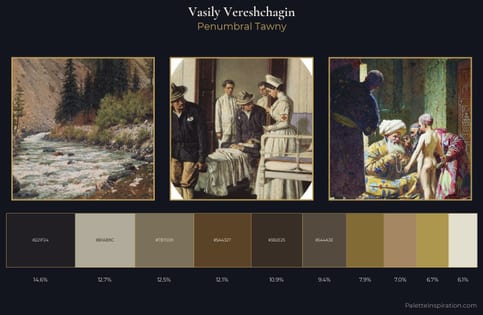 Vasily Vereshchagin Palette 12 - Penumbral Tawny
