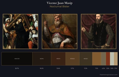 Vicente Juan Masip Palette 5 - Nocturnal Bister
