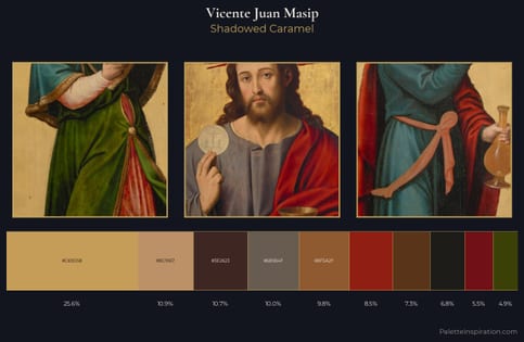 Vicente Juan Masip Palette 6 - Shadowed Caramel