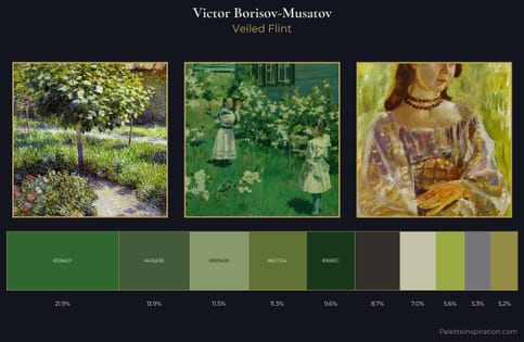Victor Borisov-Musatov Palette 8