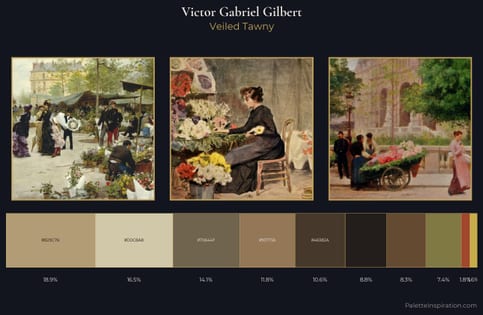 Victor Gabriel Gilbert Palette 5 - Veiled Tawny