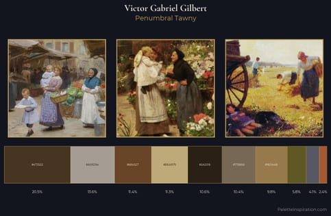 Victor Gabriel Gilbert Palette 7 - Penumbral Tawny