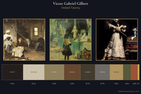 Victor Gabriel Gilbert Master Palette