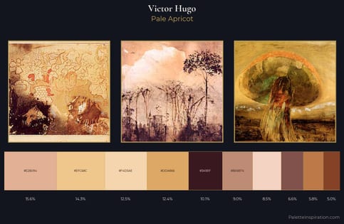 Victor Hugo Palette 1 - Pale Apricot