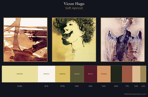 Victor Hugo Palette 3 - Soft Apricot