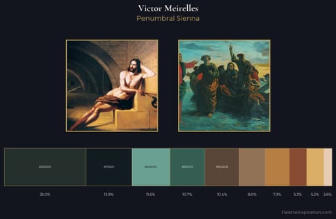 Victor Meirelles Palette 4 - Penumbral Sienna