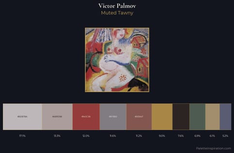 Victor Palmov Palette 3 - Muted Tawny