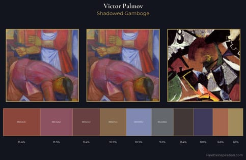 Victor Palmov Palette 5 - Shadowed Gamboge
