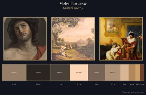 Vieira Portuense Palette 1 - Muted Tawny