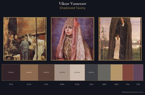 Viktor Vasnetsov Palette 12 - Shadowed Tawny