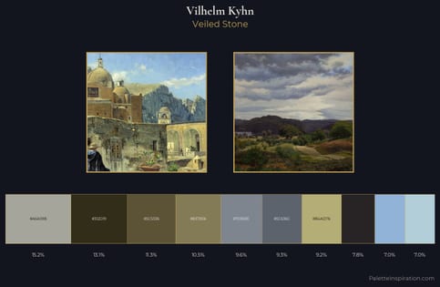 Vilhelm Kyhn Palette 1 - Veiled Stone