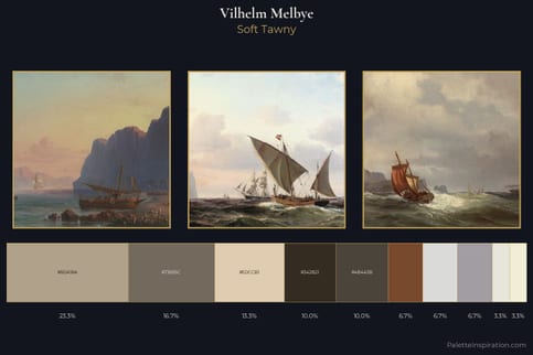 Vilhelm Melbye Master Palette - Soft Tawny