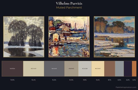 Vilhelms Purvitis Palette 2 - Muted Parchment
