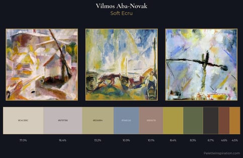 Vilmos Aba-Novak Palette 1 - Soft Ecru