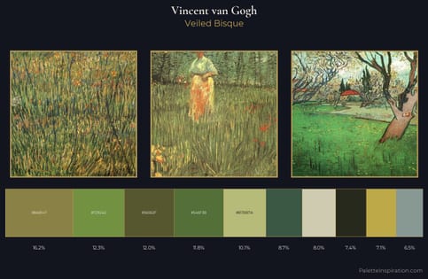 Vincent van Gogh Palette 15 - Veiled Bisque