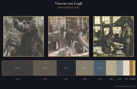 Vincent van Gogh Palette 16