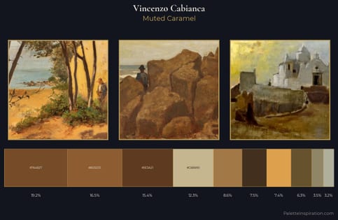 Vincenzo Cabianca Palette 5 - Muted Caramel
