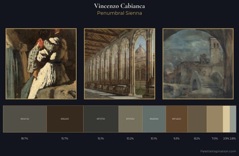 Vincenzo Cabianca Palette 7 - Penumbral Sienna