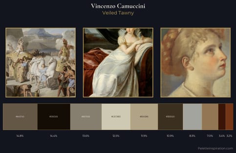 Vincenzo Camuccini Palette 3 - Veiled Tawny