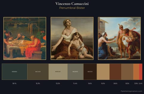 Vincenzo Camuccini Palette 5 - Penumbral Bister