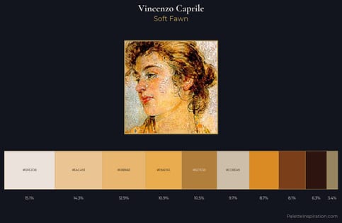 Vincenzo Caprile Palette 1 - Soft Fawn