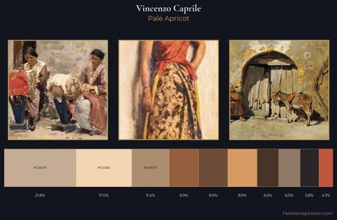 Vincenzo Caprile Palette 6 - Pale Apricot