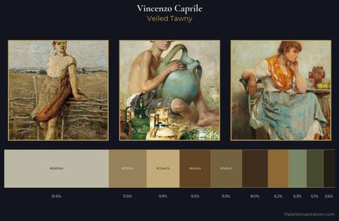 Vincenzo Caprile Palette 7 - Veiled Tawny