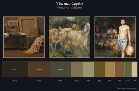 Vincenzo Caprile Palette 8 - Penumbral Bister