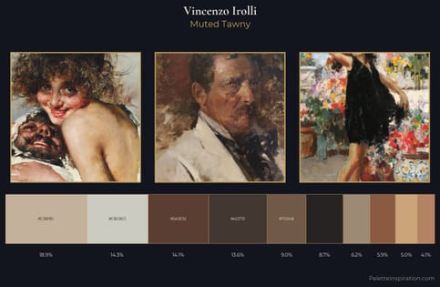 Vincenzo Irolli Palette 2 - Muted Tawny