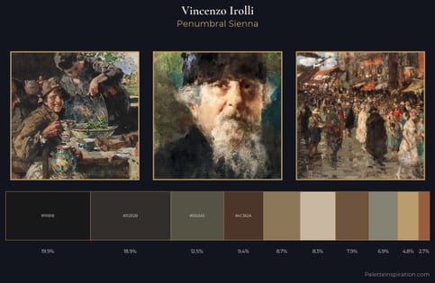 Vincenzo Irolli Palette 5 - Penumbral Sienna