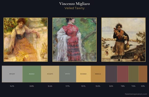 Vincenzo Migliaro Palette 1 - Veiled Tawny