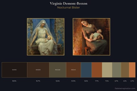 Virginie Demont-Breton Master Palette - Nocturnal Bister