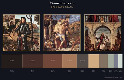 Vittore Carpaccio Palette 6 - Shadowed Tawny