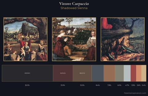 Vittore Carpaccio Palette 7 - Shadowed Sienna