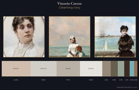 Vittorio Corcos Palette 1 - Gleaming Ivory